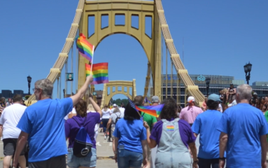 Pride parade (graphic)